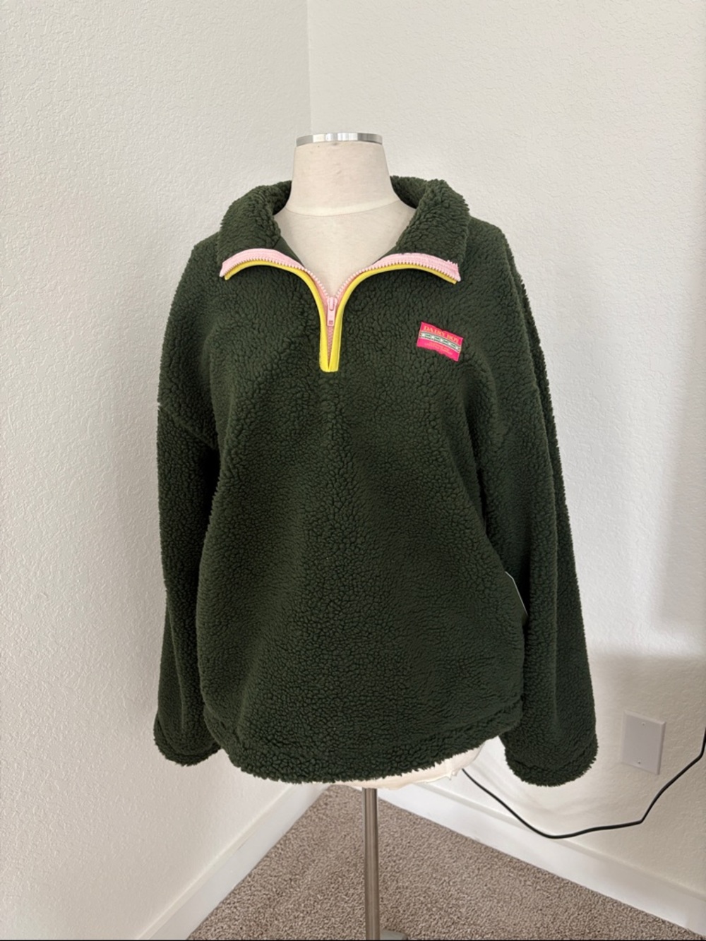 Dairy Boy mountain fleece Vermont green